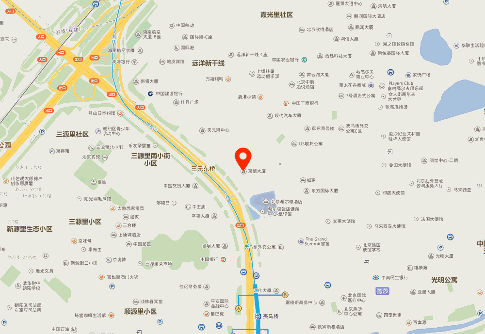 京信大厦位置地图
